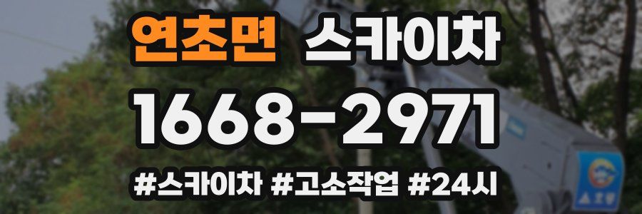 연초면 스카이차