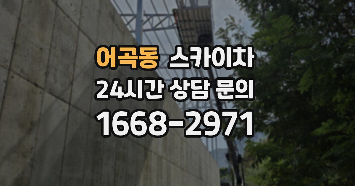 어곡동 스카이차