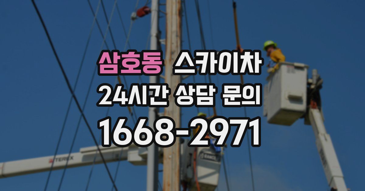 삼호동 스카이차