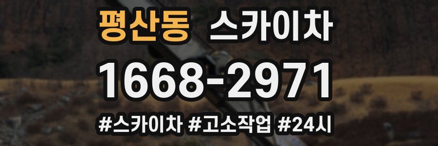 평산동 스카이차