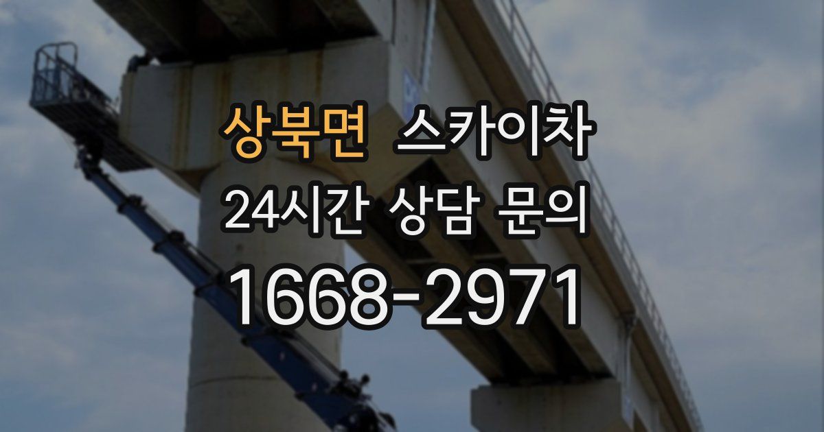 상북면 스카이차