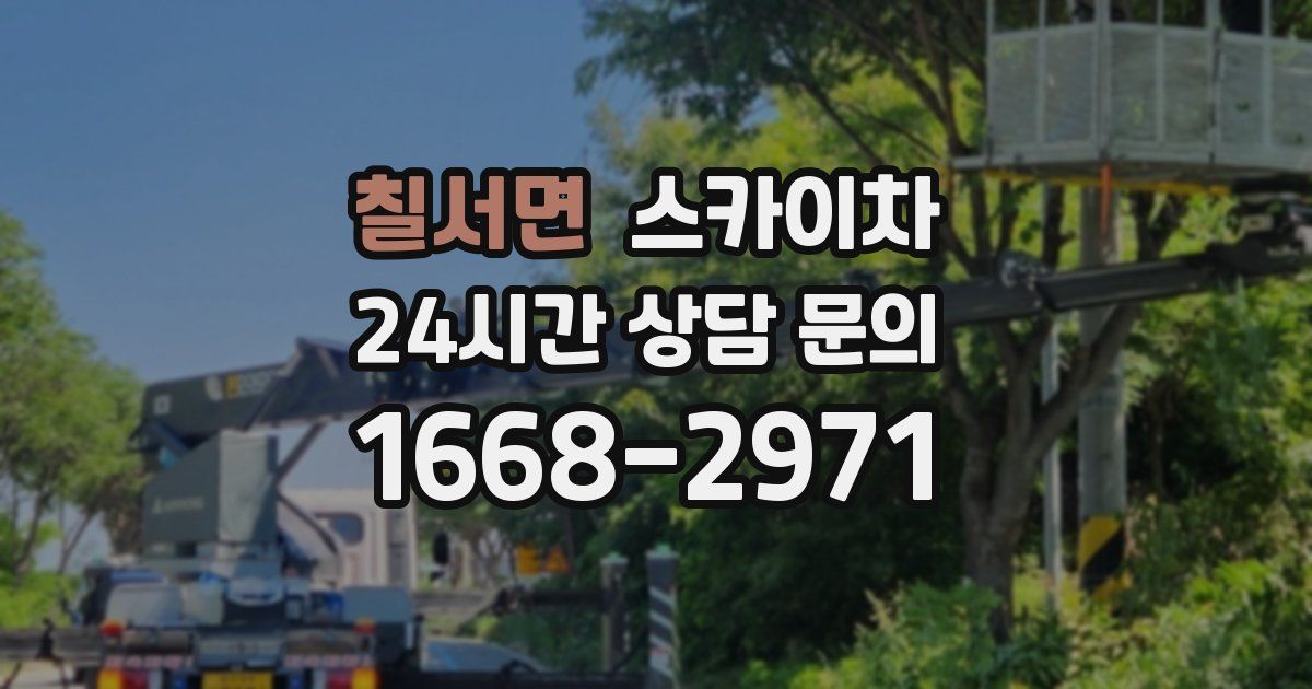 칠서면 스카이차