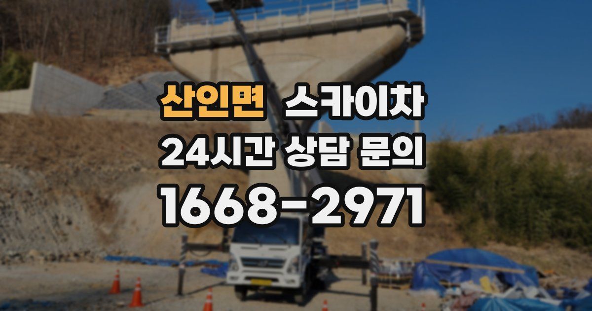 산인면 스카이차
