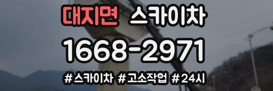 대지면 스카이차