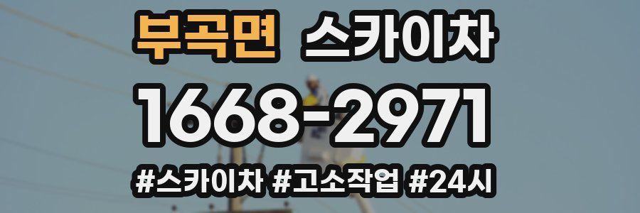 부곡면 스카이차