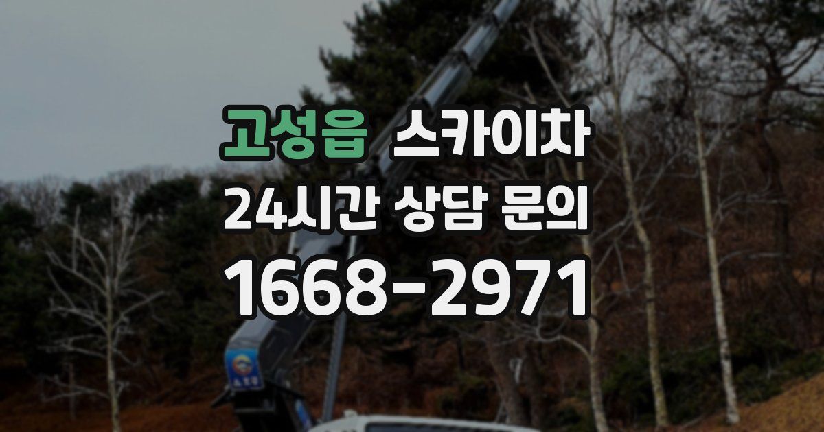 고성읍 스카이차