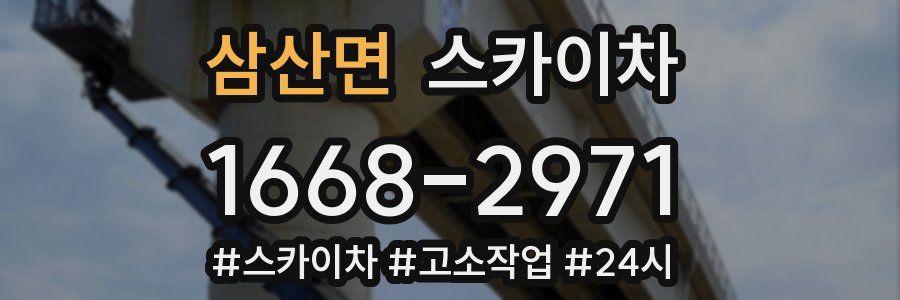 삼산면 스카이차