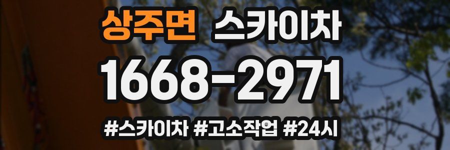 상주면 스카이차