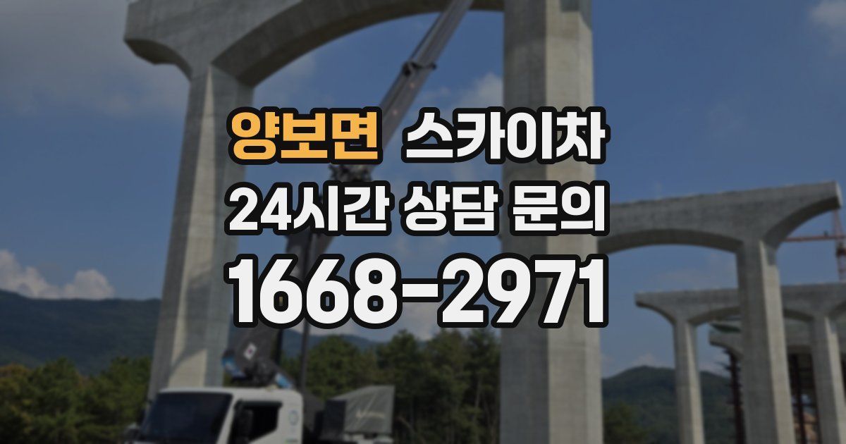 양보면 스카이차