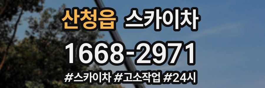 산청읍 스카이차