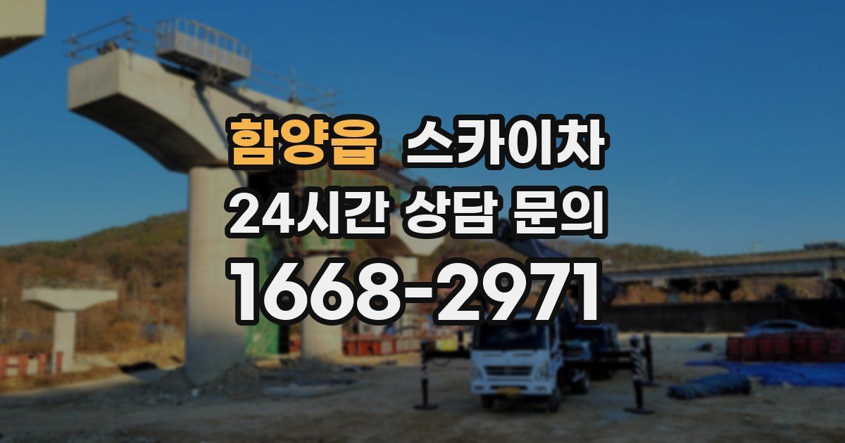 함양읍 스카이차