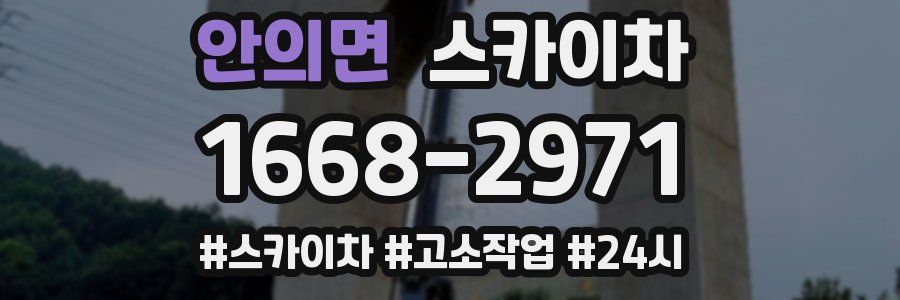 안의면 스카이차