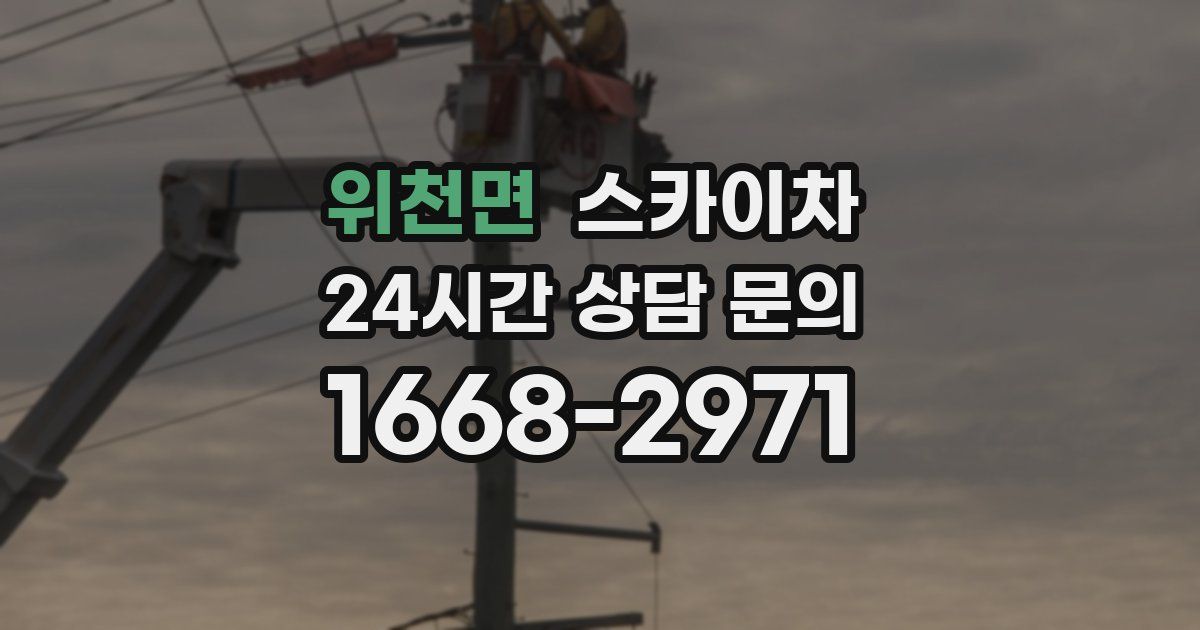 위천면 스카이차