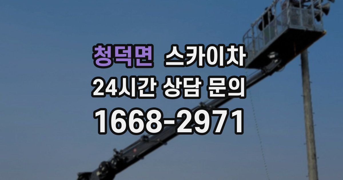 청덕면 스카이차