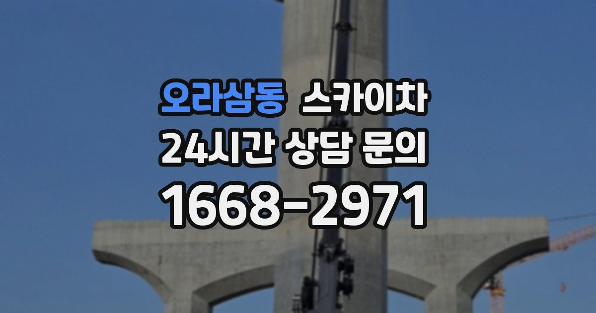 오라삼동 스카이차