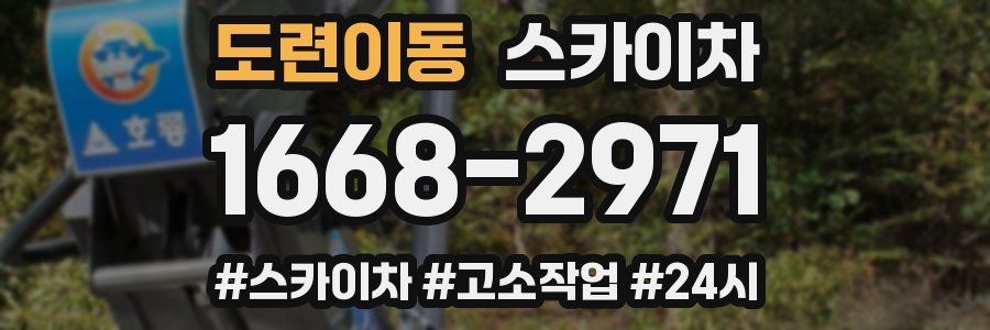 도련이동 스카이차