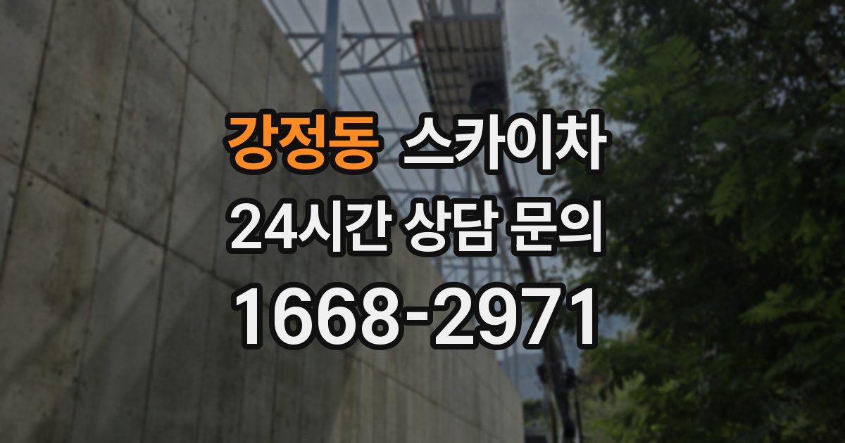 강정동 스카이차