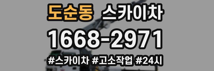 도순동 스카이차