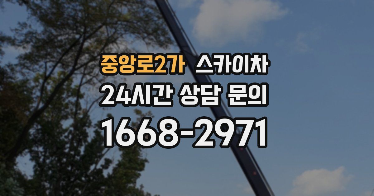 중앙로2가 스카이차
