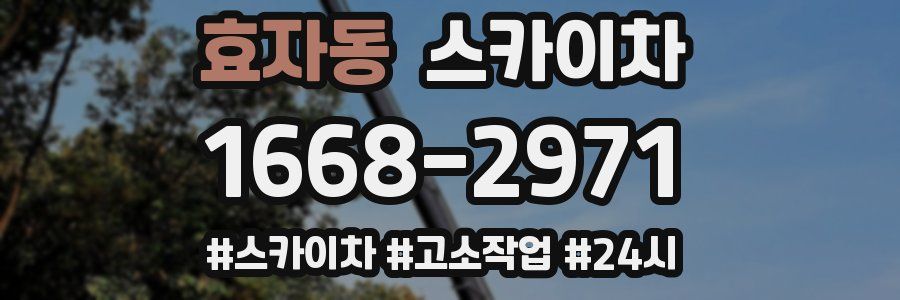 효자동 스카이차