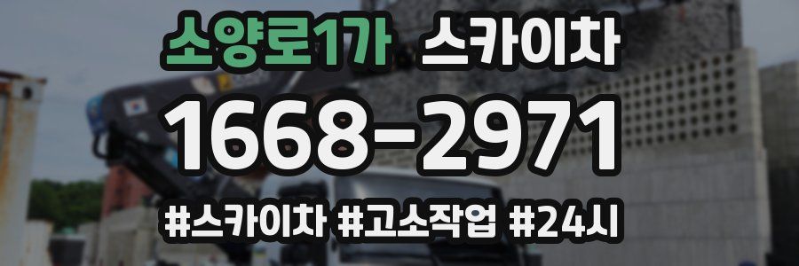 소양로1가 스카이차