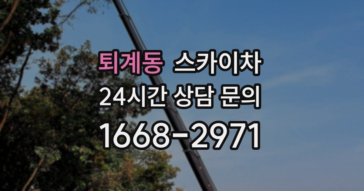 퇴계동 스카이차