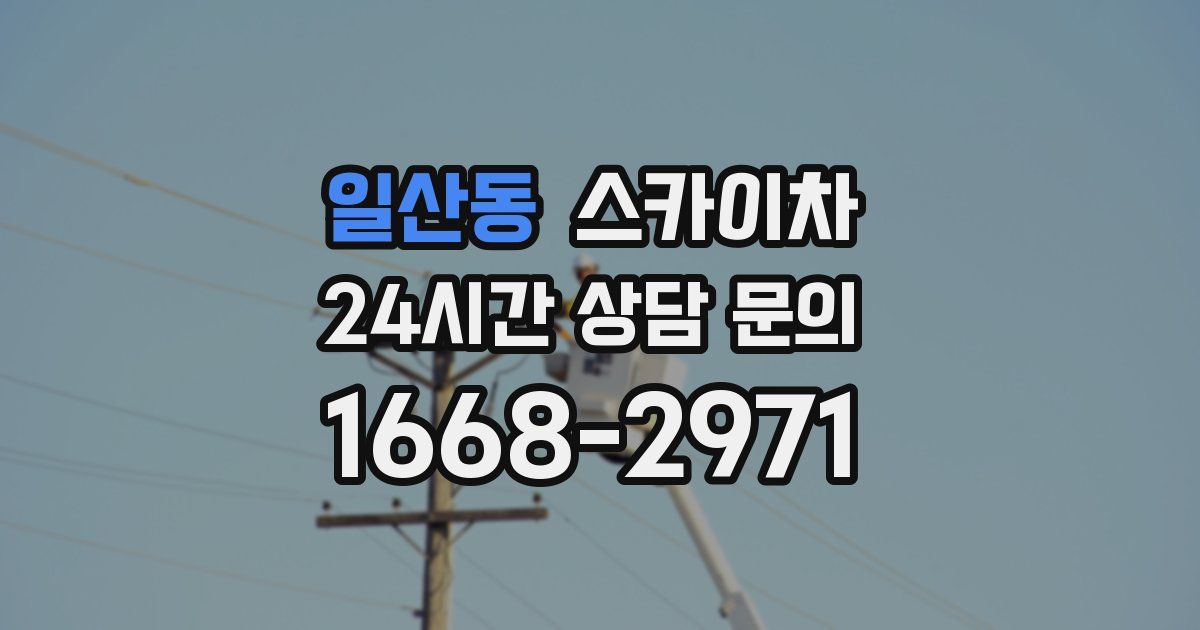 일산동 스카이차