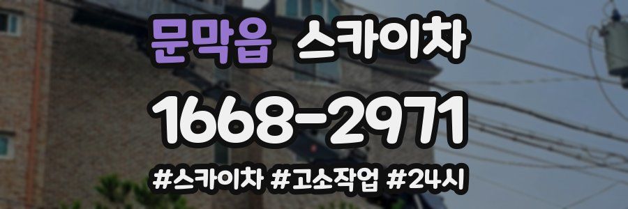 문막읍 스카이차