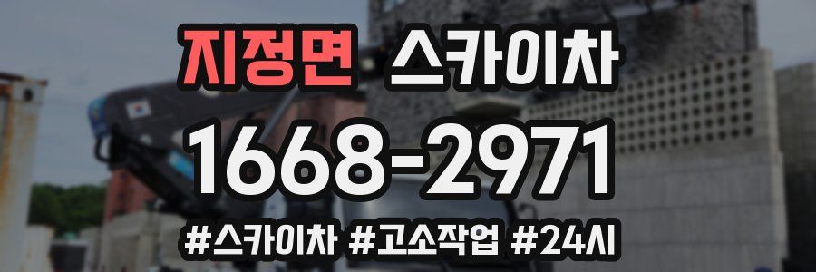 지정면 스카이차
