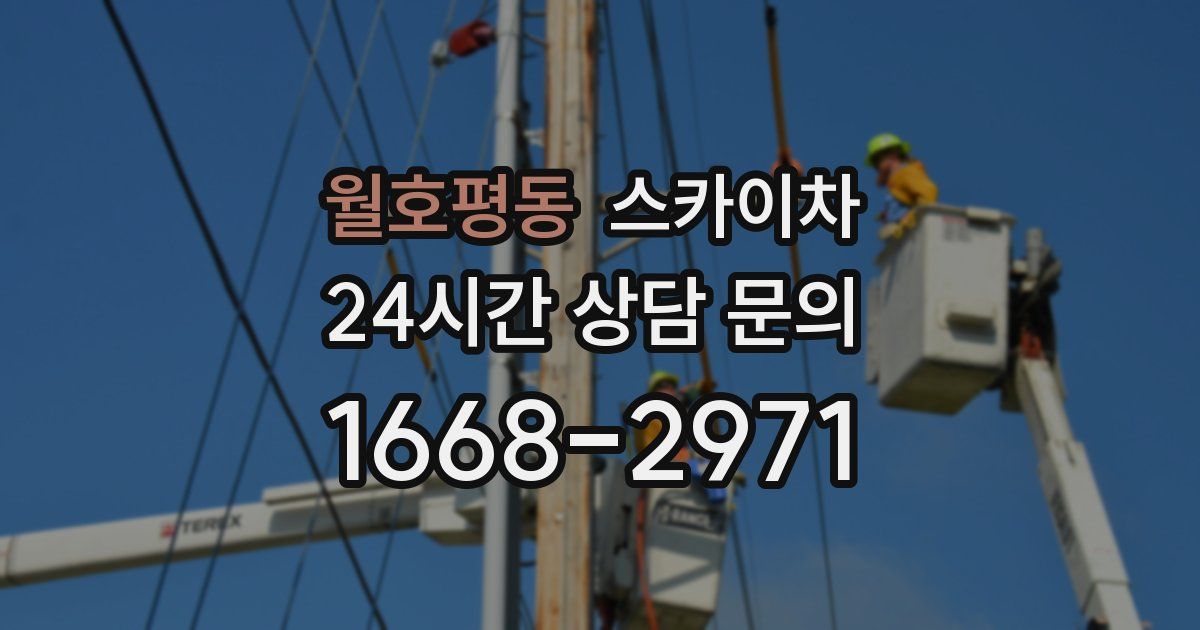 월호평동 스카이차