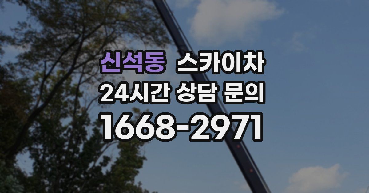 신석동 스카이차