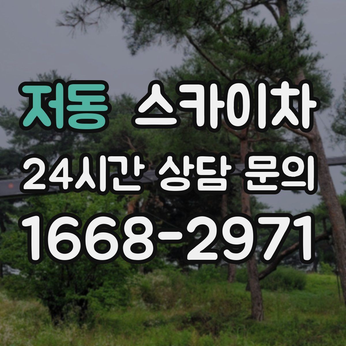 저동 스카이차 도로 점유가 필요한 작업 전 확인사항