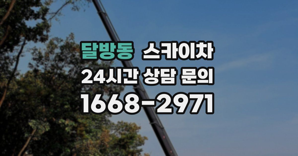 달방동 스카이차