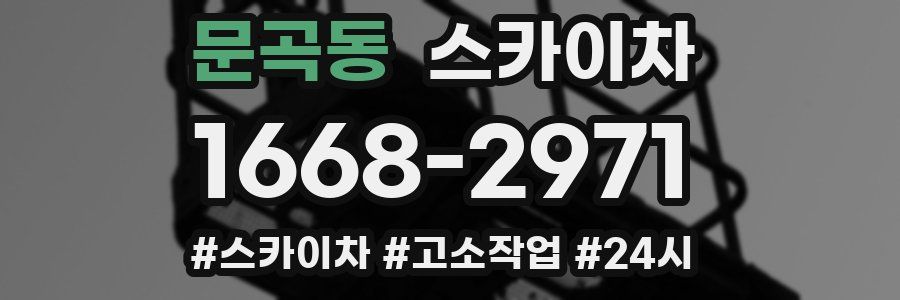 문곡동 스카이차