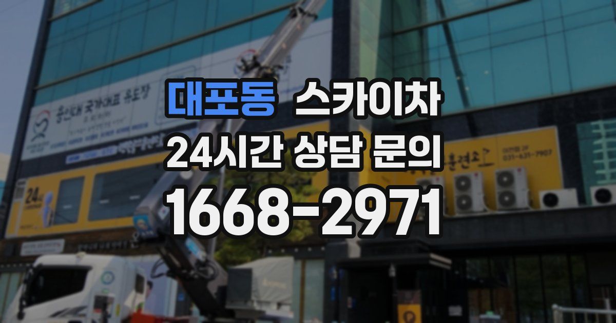 대포동 스카이차