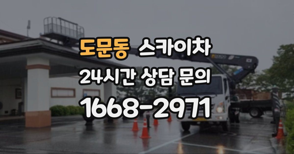 도문동 스카이차