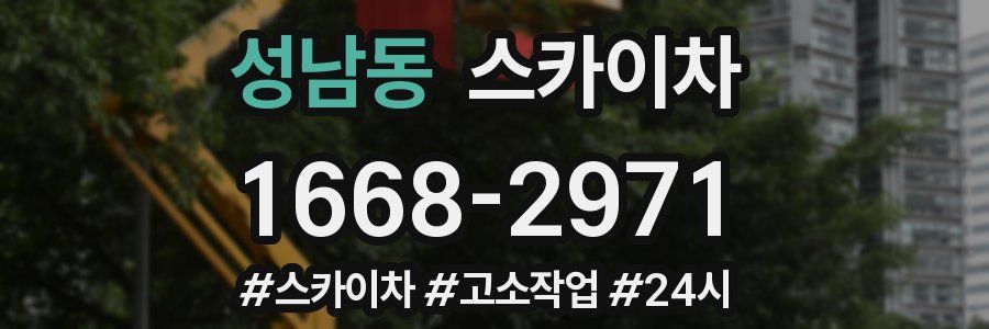 성남동 스카이차