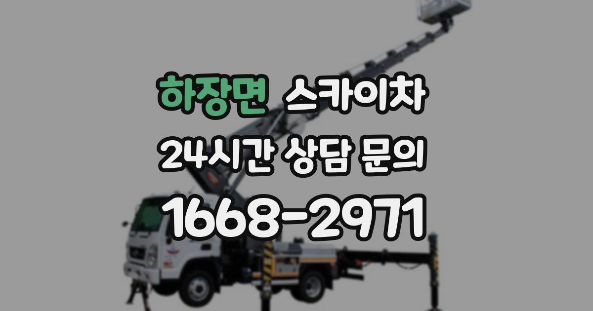 하장면 스카이차