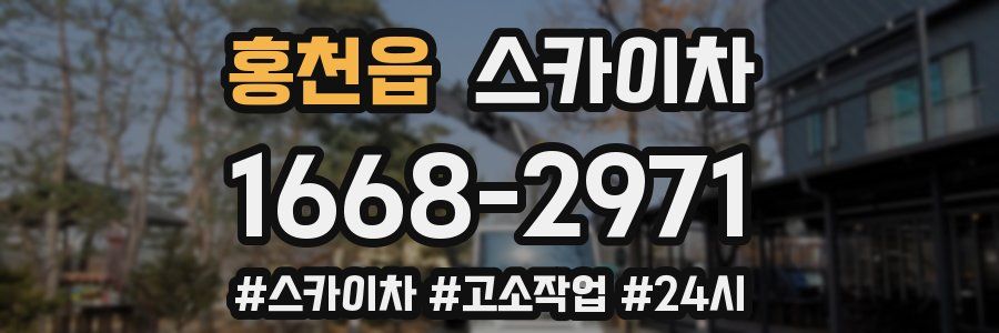 홍천읍 스카이차