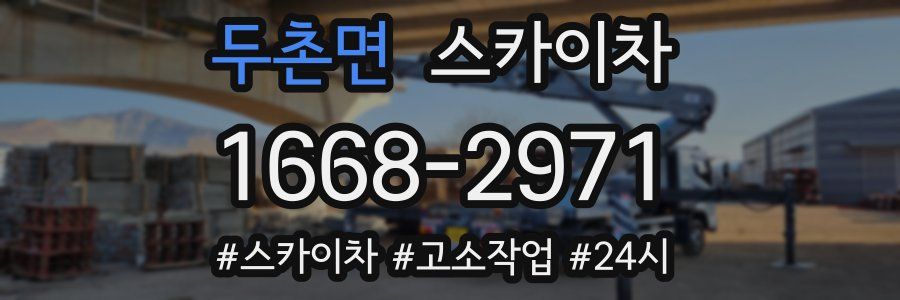 두촌면 스카이차