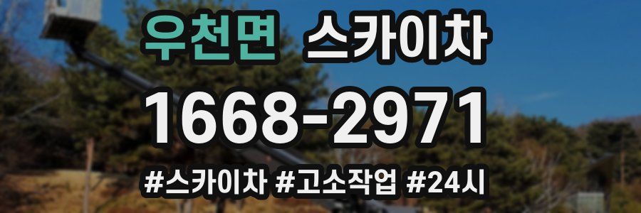 우천면 스카이차