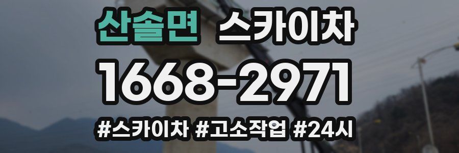 산솔면 스카이차