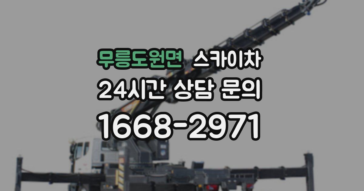 무릉도원면 스카이차