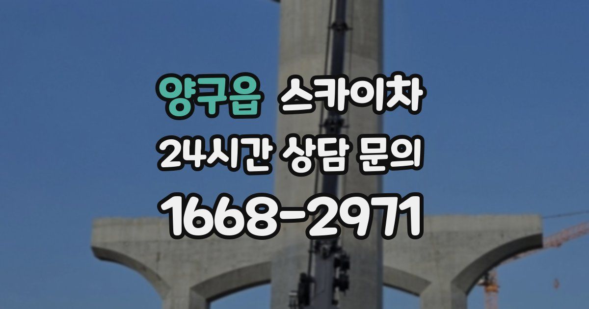 양구읍 스카이차