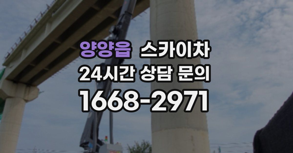 양양읍 스카이차