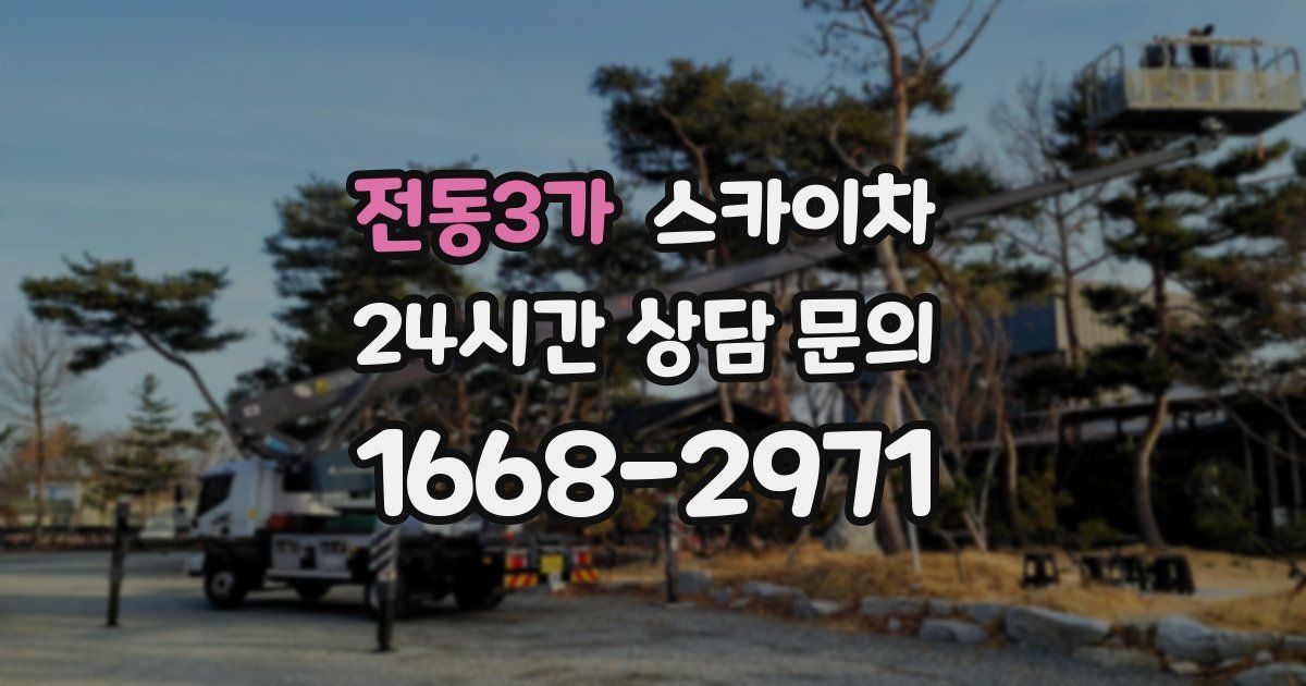 전동3가 스카이차