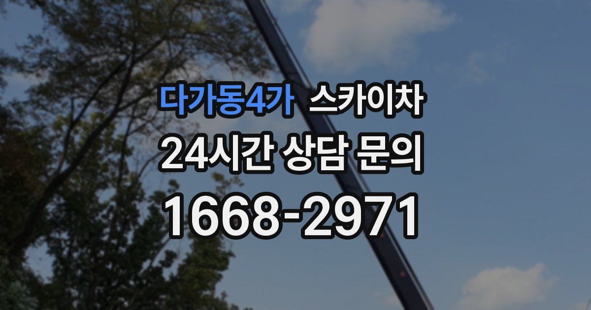 다가동4가 스카이차