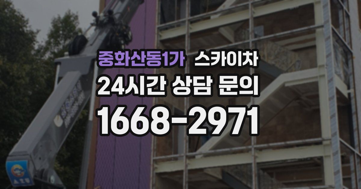 중화산동1가 스카이차