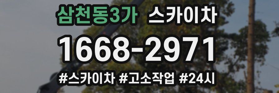 삼천동3가 스카이차