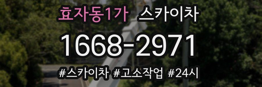 효자동1가 스카이차